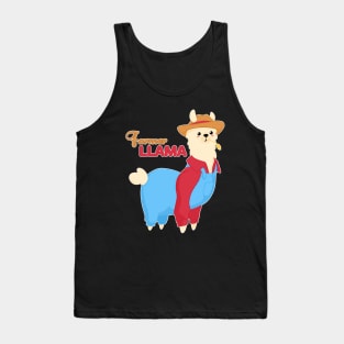 Farmer Llama Tank Top